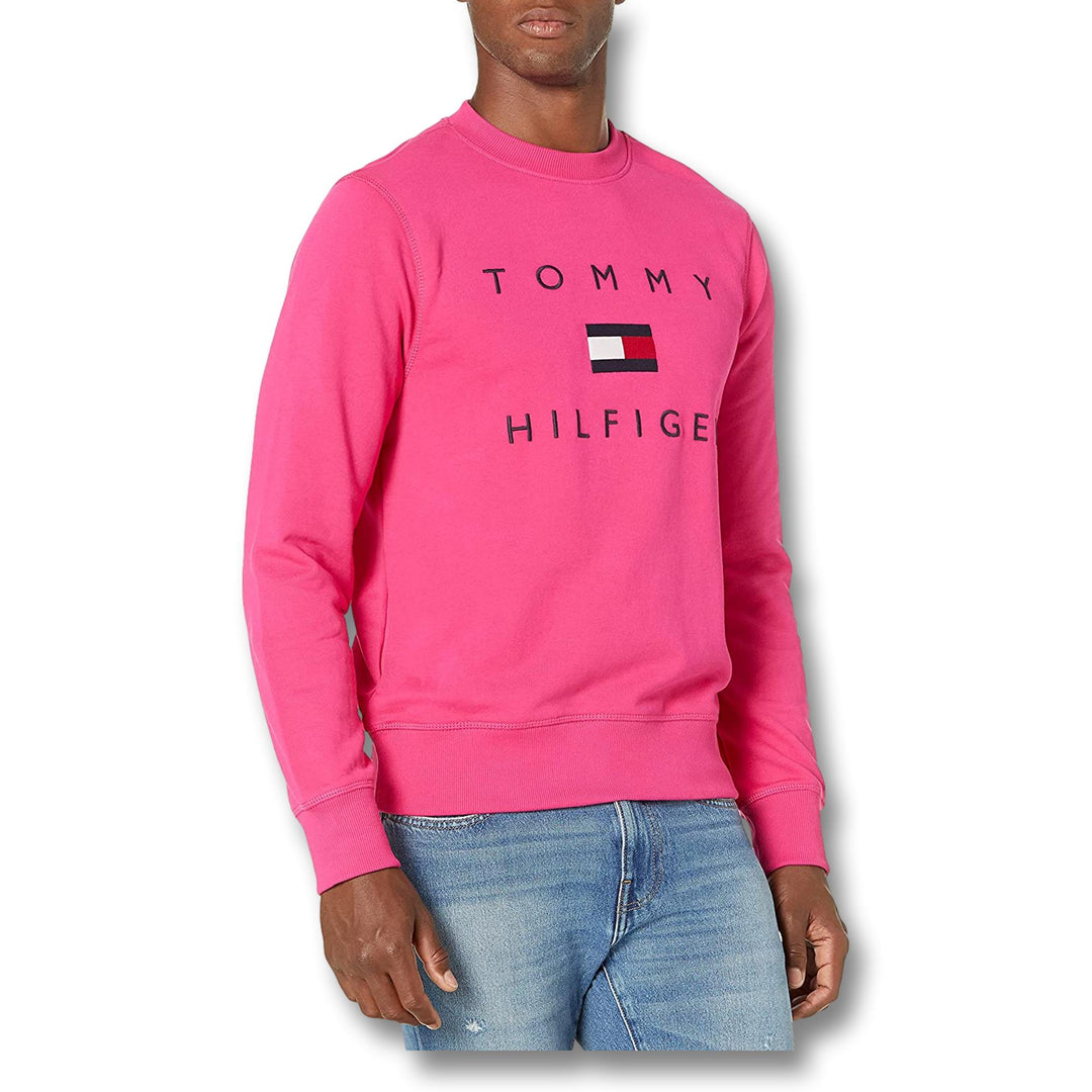 Buzo Hombre Tommy Hilfiger Sport Logo 100% Original Cuello O