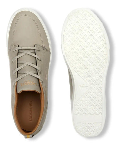 Teni Hombre Lacoste Bayliss Cuero 100% Original Zapato