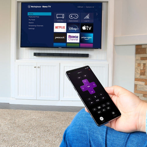 Televisor Westinghouse Smart Tv Con Roku 4k Uhd 43  Con Hdr