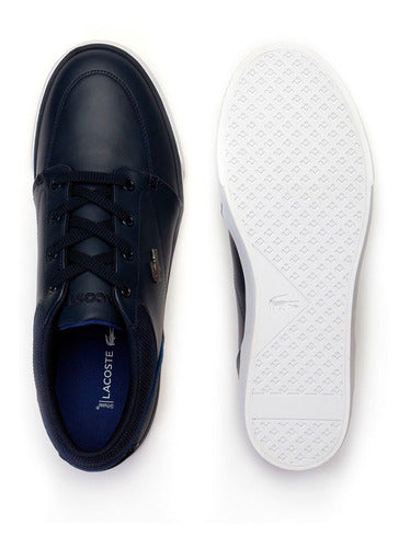 Teni Hombre Lacoste Bayliss Cuero 100% Original Zapato