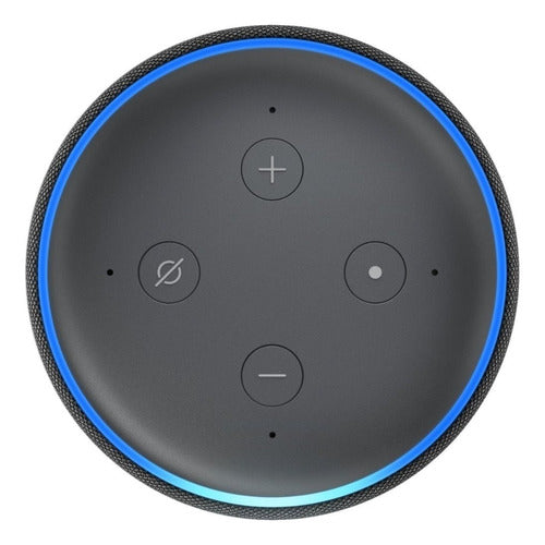 Amazon Echo Dot 3rd Gen Con Asistente Virtual Alexa Carbón 110v/240v