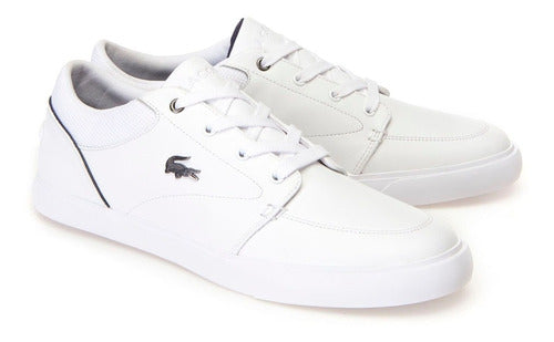 Teni Hombre Lacoste Bayliss Cuero 100% Original Zapato