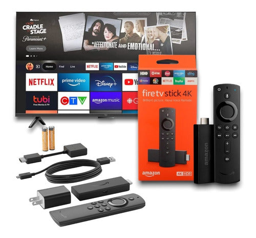 Amazon Fire Tv Stick 4k 8gb Contro Voz Alexa 15gb Ram