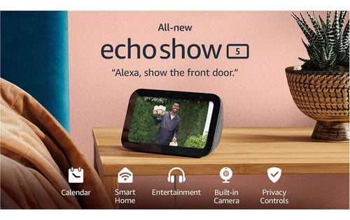 Echo Show 3ra Generación Parlante Inteligente Con Alexa Negro