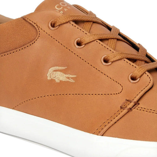 Teni Hombre Lacoste Bayliss Cuero 100% Original Zapato