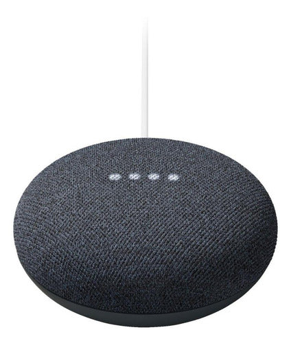 Google Nest Mini 2nd Gen Con Asistente Virtual Google Assistant  Negro 110v/220v