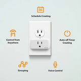Enchufe Inteligente Con 1 Toma Wi-fi Y Bluetooth 15a 120v