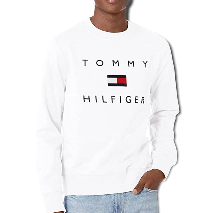 Buzo Hombre Tommy Hilfiger Sport Logo 100% Original Cuello O