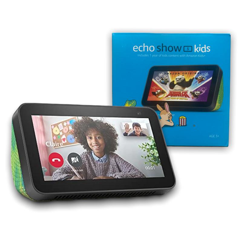 Echo Show 5 2da Gen Kids Edición Camaleón Con Alexa Niños 3+